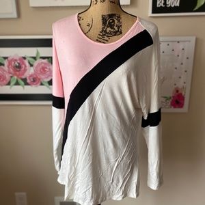 Colorblock Long sleeve tee